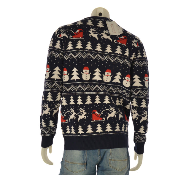 MAGLIONE UOMO RAGAZZO GIROCOLLO NATALIZIO MARCA CHRISTMAS SWEATS ART. ORGA6