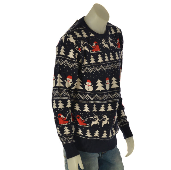 MAGLIONE UOMO RAGAZZO GIROCOLLO NATALIZIO MARCA CHRISTMAS SWEATS ART. ORGA6