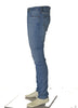 JEANS UOMO RAGAZZO SKINNY VITA MEDIA BOTTONE ZIP MARCA LEE ART.L736OPKL