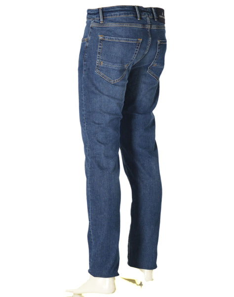 JEANS UOMO ZIP BOTTONE CINQUE TASCHE REGOLARE MARCA NAVIGARE ART.225107