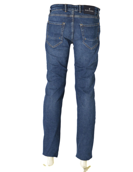 JEANS UOMO ZIP BOTTONE CINQUE TASCHE REGOLARE MARCA NAVIGARE ART.225107