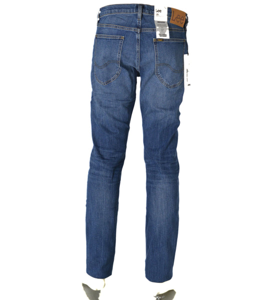 JEANS UOMO ZIP BOTTONE CINQUE TASCHE SLIM TAPERED BAFFI MACA LEE ART. LUKE L719AKING