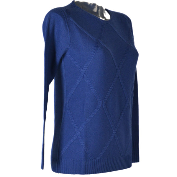 MAGLIONE DONNA LANA MANICA LUNGA GIROCOLLO MAGLIFICIO DI NIBIONNO ART.S715629