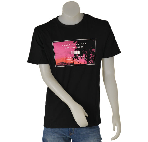 T-SHIRT UOMO COTONE GIROCOLLO MEZZA MANICA STAMPA MARCA LOSAN ART.31K-1205AL