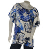 T-SHIRT DONNA MEZZA MANICA GIROCOLLO FLOREALE MARCA SILCO GAIA ART.105