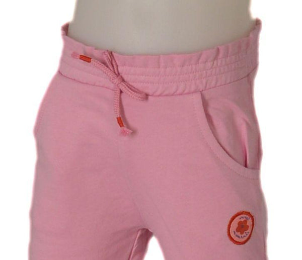 PANTALONE NEONATA COTONE ELASTICO TASCHE RISVOLTO RICAMO MARCA LOSAN ART. 318-6016AL